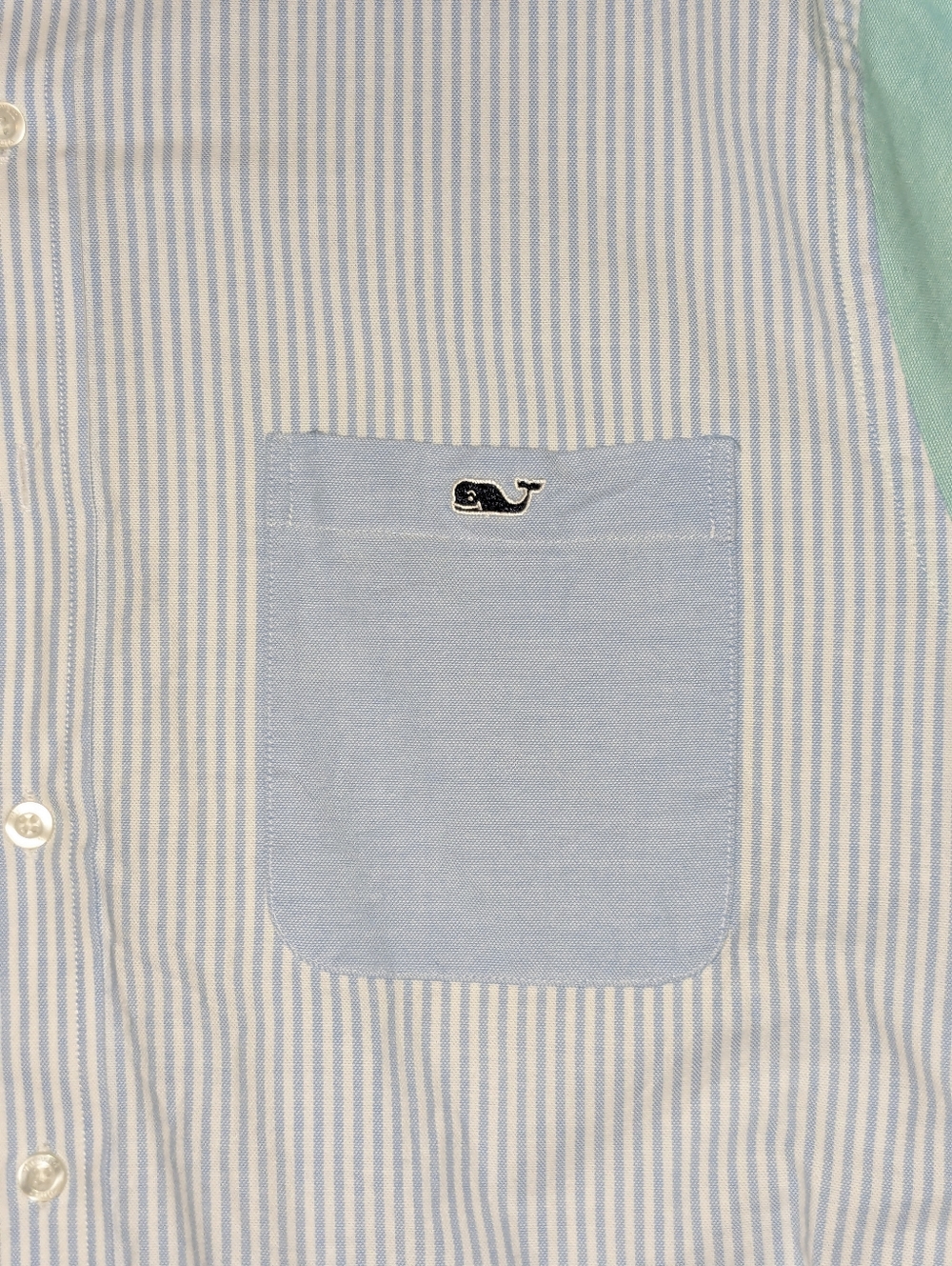MENS VINEYARD VINES COLOR BLOCK SLIM FIT TUCKER SHIRT - Size M - Picture 4 of 6